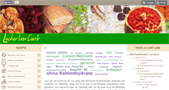 Desktop Screenshot of lecker-low-carb.de